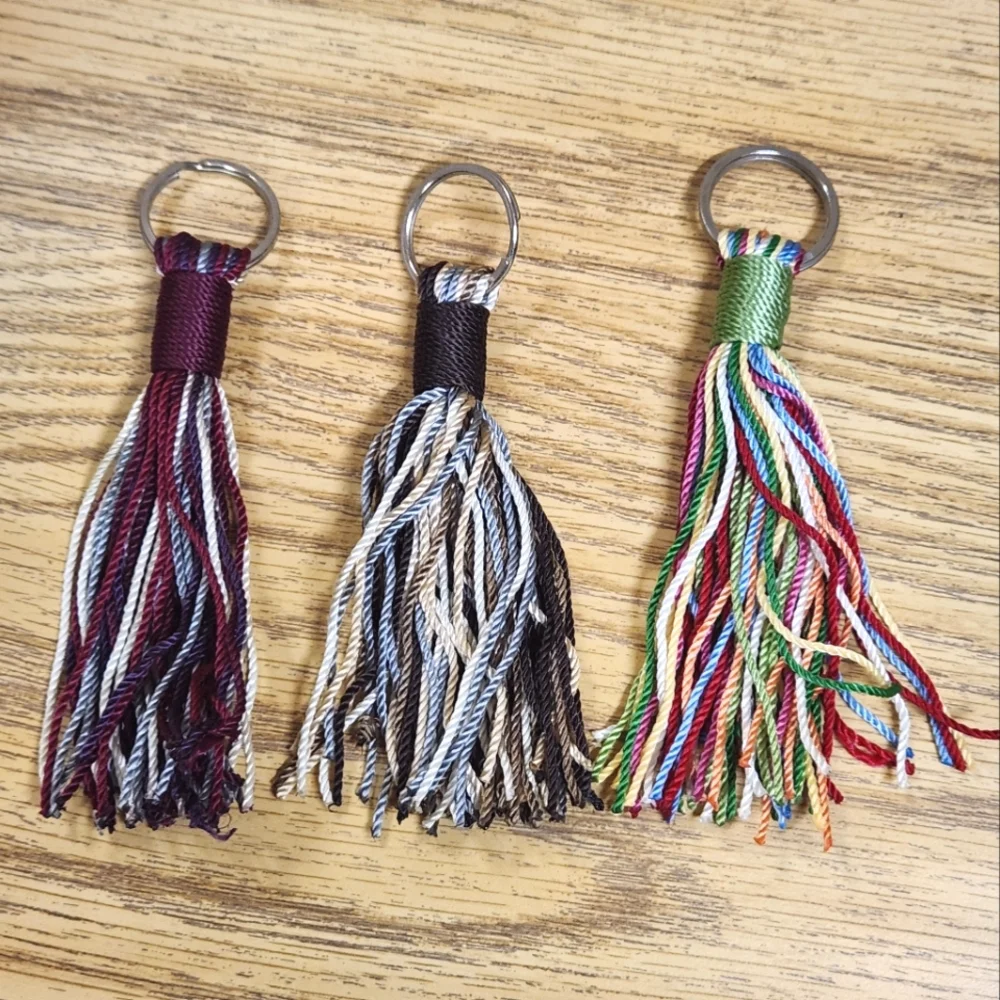 Restoration Hardware Set of 5 Multi-Color Tassels